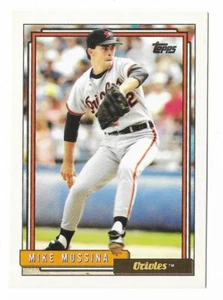 Mike Mussina 1992 Topps #242 Baltimore Orioles HOF - Picture 1 of 2