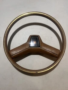 1978-1987 Chevy Monte Carlo Malibu Elcamino OEM GM Brown GOLD Steering Wheel - Picture 1 of 14
