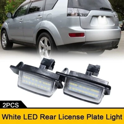 2x LED Number License Plate Light Lamp For Mitsubishi Outlander Lancer Sportback - Изображение 1 из 4