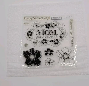 CTMH B1473 Flowers For Mom Stamp Set - *NEW* Retired Close To My Heart - Picture 1 of 2