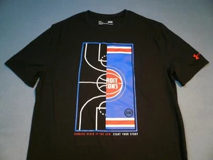 Under Armour Detroit Pistons Banners Begin in the Gym BRAND NEW shirt NBA UA DP - Picture 1 of 10