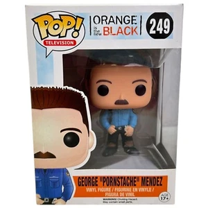 Funko Pop Orange is New Black George Pornstache Mendiz #249 Vinyl Figure TV - Picture 1 of 6