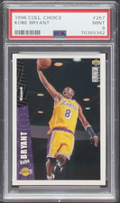 1996-97 1996 UD COLLECTOR’S CHOICE KOBE BRYANT RC #267 ROOKIE PSA 9 MINT