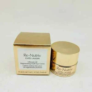 Crema de ojos regeneradora juvenil Estee Lauder RE-NUTRIV Ultimate Lift .17 oz nueva - Imagen 1 de 1