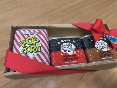 Wabash Family Farms爆米花套装 收藏罐 在美国生长。  — 第 1/4 张图片