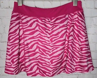 Pink Zebra Print Danskin Now Active Skort Skirt Sport Tennis Girls Size XL 14/16 - Image 1 of 4