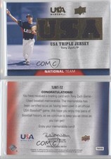 2009 Upper Deck USA Baseball Box Set Triple Jersey National Team Tony Zych