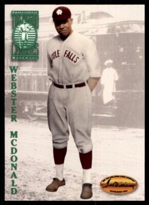 1994 TED WILLIAMS - THE NEGRO LEAGUES - #108 WEBSTER MCDONALD LITTLE FALLS METS