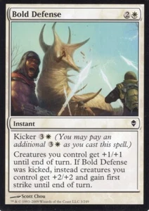 4X BOLD DEFENSE 3/249 ZENDIKAR MTG MAGIC LP X4 (yourdeckbuilder) - Bild 1 von 1