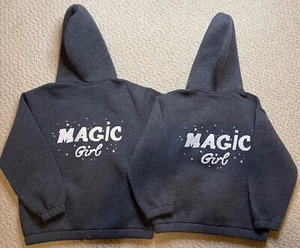 ZARA KIDS GREY HOODIES 2 FOR $30 GIRL SIZES 4~6 YR OLD *FREE SHIP* - Picture 1 of 7