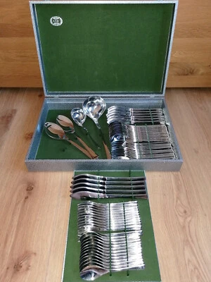 AMC Elypsis Besteckset 63 Teile Besteck im Besteckkoffer für 12 Personen - Bild 1 von 4