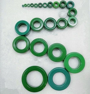 20Pcs/50Pcs/100Pcs Green Toroid Mn-Zn Ferrite Cores for Inductors - Picture 1 of 4
