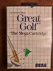 Pre-Owned Great Golf, Sega Master System, Box, NO MANUAL, Tested