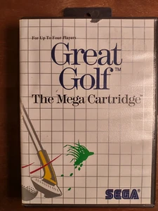 Pre-Owned Great Golf, Sega Master System, Box, NO MANUAL, Tested - Picture 1 of 18