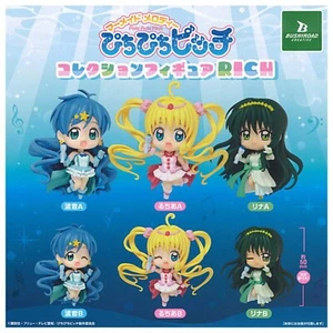 Mermaid Melody Pichi Pichi Pitch figure / Capsule Toy 6 Types Comp Set Gacha - Picture 1 of 12