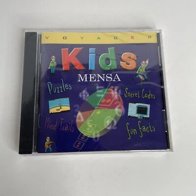 VOYAGE KIDS MENSA- PUZZLES,FUN FACTS,SECRET CODES,MIND TRAILS (WIN/MAC) - Image 1 of 4