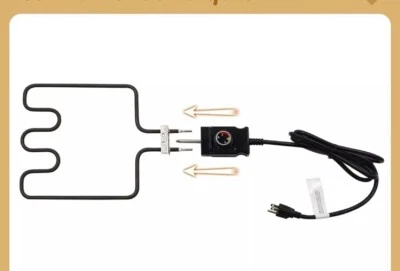 1500W Electric Smoker Grill Heating Element Replacement Part for Turkey Fryers - Image 1 of 4