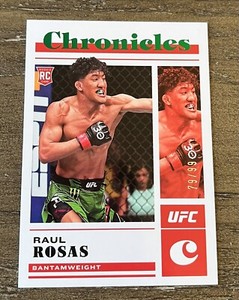 2023 Panini UFC Chronicles Raul Rosas RC Green /99 ROOKIE