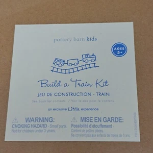 Pottery Barn Kids Build A Train Kit Conforms To ASTM D 4236 *Read Description 5+ - Picture 1 of 10