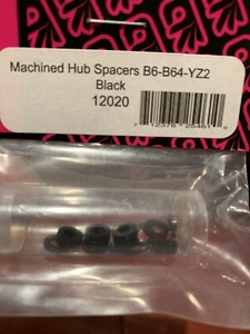 175-12020 B6/B64/YZ2 Aluminum Hub Spacer Set (black) - Picture 1 of 3