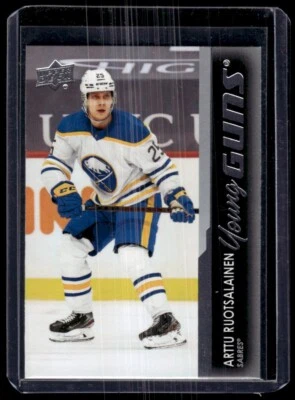 2021-22 Upper Deck Series 1 Young Guns Arttu Ruotsalainen Rookie #221 Buffalo - Image 1 of 2