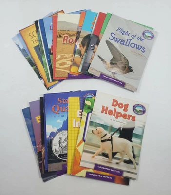 Lot of 25 Houghton Mifflin Grade 3 Vocabulary Readers Non-fiction Homeschooling - Image 1 of 4