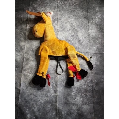 Perro Reno Marrón Navidad Mascota Disfraz Talla Mediana Papá Noel Sombrero Rojo Suave Foto 1 de 4