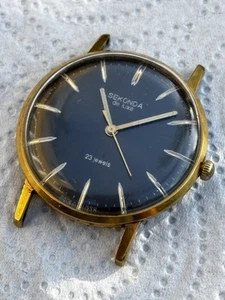 Vintage 1970s Sekonda De Luxe 23 Jewels Mens Watch.. For Repair . Made in USSR - Picture 1 of 16