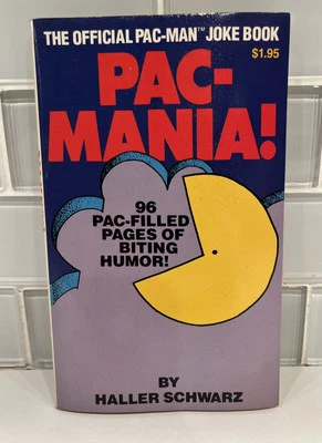 Vintage 1982 Pac-Mania The Official Pac Man Joke Book by Haller Schwarz - COOL! - Image 1 of 4