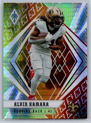 Alvin Kamara 2020 Panini Phoenix Fire Burst #11 - Image 1 of 2