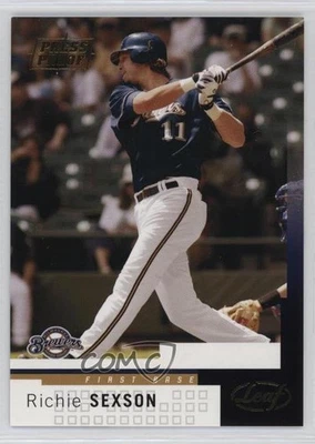 2004 Leaf Press Proof Gold /25 Richie Sexson #153 - Image 1 of 2