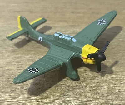 Micro Machines Military JU-87 Stuka Fighter Bomber Aircraft WWII Galoob LGTI - Image 1 of 3