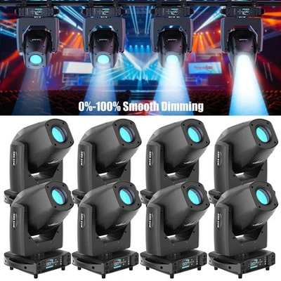 400W LED Moving Head Light Rotation 17GOBO Beam Stage DJ Disco DMX Spot Lighting - Image 1 of 4