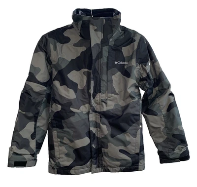 Chaqueta polar Columbia Omni-Tech para niños verde bosque camuflaje intercambio talla L Foto 1 de 4