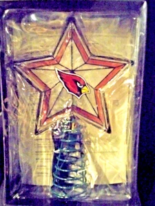 Cubierta de árbol de vidrio artístico de los Arizona Cardinals de la NFL - Imagen 1 de 1