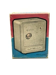70s#VINTAGE MARCHESINI CASSETTA RISPARMIO SALVADANAIO  CASSAFORTE LIRE# GD - Picture 1 of 8