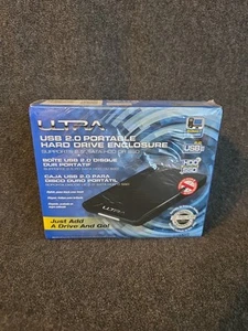 ULTRA USB HARD DRIVE ENSCLOSURE - BLACK - NIB - Afbeelding 1 van 6