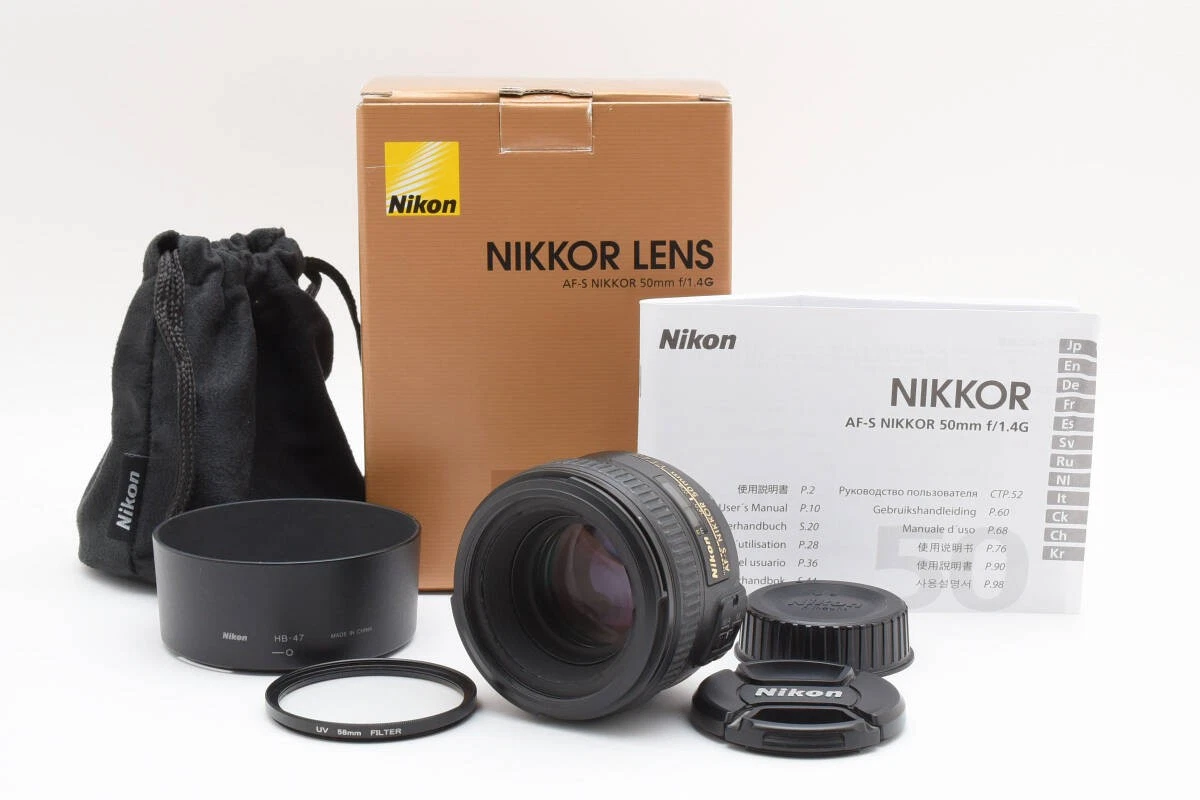 Nikon NIKKOR AF-S 50mm f/1.4 Camera Lenses for sale - eBay
