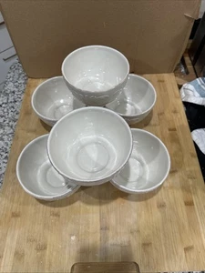 "Juego de 6 tazones de sopa para ensalada de cereales de campo inglés Mikasa de 6"" vintage *" - Imagen 1 de 18