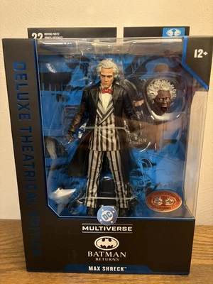 Mcfarlane DC Multiverse Batman Returns MAX SHRECK Figura Rojo Platino ¡PERSECUCIÓN! Foto 1 de 4