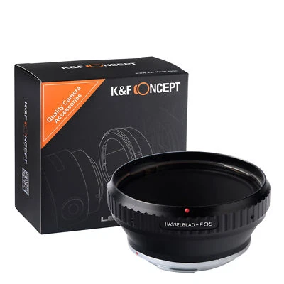 K&F Concept Lens Mount Adapter for Hasselblad Mount Lens to Canon EOS EF Camera - Image 1 of 4