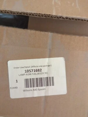 Mg Z Rear Drive Side Lamp Brand New In Original Box Perfect Condition  - Image 1 of 4