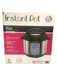 Instant Pot Duo Plus 9-in-1, 6Qt, Electric Pressure Cooker,      R10 - Picture 1 of 4