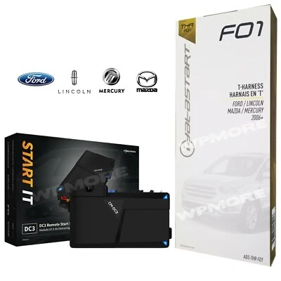 IDATALINK + FIRSTECH Firstech FT DC3 LC Start IT + iDatalink ADS THR FO1 T Harness for FORD 2006 & up
