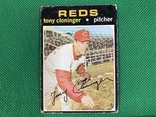 1971 Topps #218 Tony Cloninger Cincinnati Reds