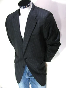 Hickey Freeman Blazer Mens 44L Gray Wool Suit Jacket SingleVent Sport Coat - Picture 1 of 12
