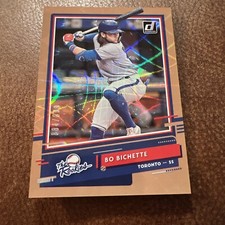 DONRUSS THE ROOKIES BO BICHETTE #/999 2020 GOLD PARALLEL MINT -FREE SHIPPING