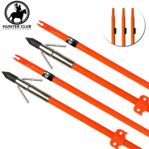 3x 32" Archery Bow Fishing Arrows Hunting Bowfishing Compound bow Recurve bow - Picture 1 of 10