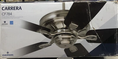 Emerson Ceiling Fan CF784 60-Inch SATIN WHITE Finish - Image 1 of 3