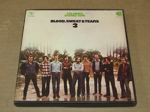 Blood Sweat Tears 3 reel to reel 4 track 3 3/4" untested 30090 - Picture 1 of 5
